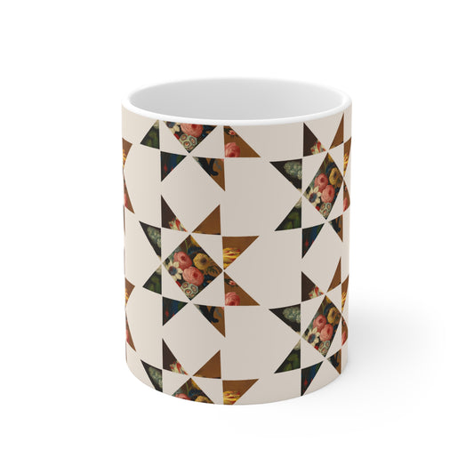 Floral Quilt Block Mug Endless Pattern x Jessica Rose + co