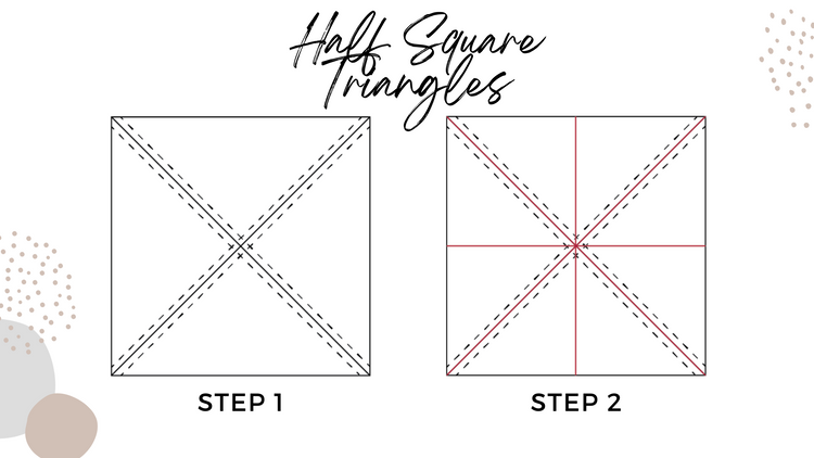 8 at-a-time Half Square Triangle Free PDF Download