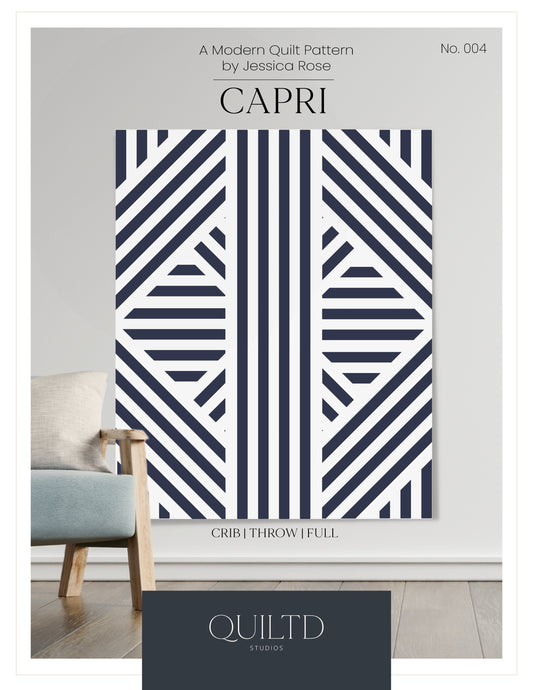 Capri Quilt Pattern - PDF+ Download (includes step-by-step videos!)